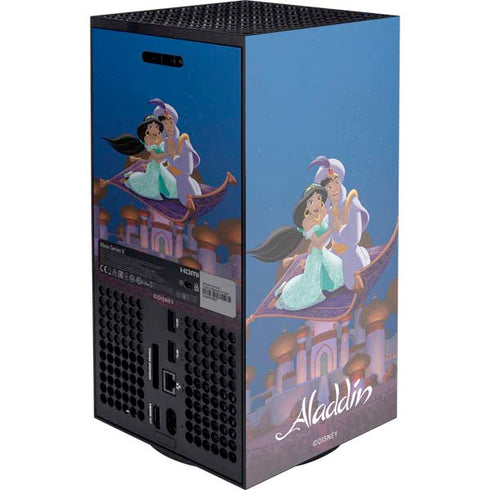 Disney Aladdin and Jasmine Magic Carpet XBox Series X Digital Edition Console Skin